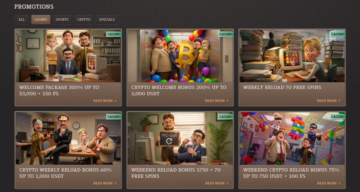 SpinBoss Casino promotions (updated on Apr, 6 2026)